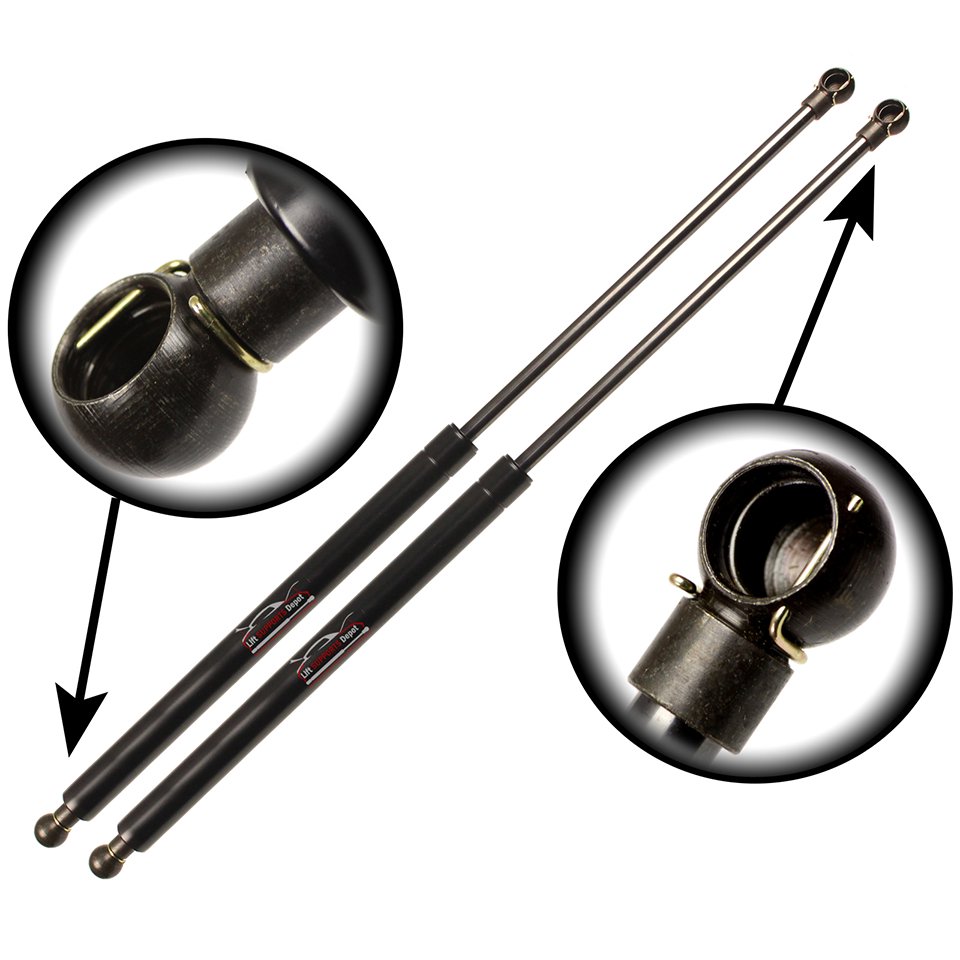 Qty2 PM2047 SE1024M80BL Tonneau Cover lift Supports 26.32" Extended 13mm ends