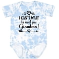 thumbnail image 3 of Inktastic I Can't Wait to Meet You Grandma Baby Announcement Boys or Girls Baby Bodysuit, 3 of 5