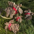 thumbnail image 4 of Wood Moose Figurines - Handmade Wooden Cute Deer Decorations - Animal Figurines & Statues - Medium, 4 of 6