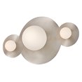 thumbnail image 6 of Hinkley Lighting 55250PN Rhea 3 Light 10" Wide Led Vanity Strip - Nickel, 6 of 7