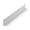 White, variant on Outwater Plastics Black 1 Inch X 1/2 Inch X 3/64 (.04) Inch Thick Styrene Angle Plastic Angle Moulding 48 Inch Lengths (Pack of 3)