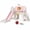 Pink, variant on DKMOCO 9-in-1 Toddler Slide, Climber Slide PlaySet with Basketball Hoop, Ring Toss, Telescope , Indoor Outdoor Playset Playground, Pink