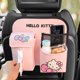 thumbnail image 3 of Organizador de asiento trasero de coche de Hello Kitty Kawaii, soporte de botella multibolsillo, bolsa de almacenamiento de pañuelos, accesorios de Interior de coche, regalos, 3 of 4