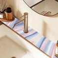 thumbnail image 2 of Yayeee Faucet Mat for Kitchen Sink 30" Diatomite Long Splash Guard Pad, Abstract Pink, 2 Pack, 2 of 7