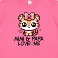 thumbnail image 4 of Inktastic Mimi and Papa Love Me Girls Grandchild Girls Baby T-Shirt, 4 of 5