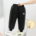 thumbnail image 2 of Hotiary 2-8T Toddler Boys Girls Winter Lightweight Down Pants Windproof Warm Snow Pant Trousers With Pockets for Outdoor, School, Holidays, Skiing, Hiking, Playwear, Casual, 2 of 9