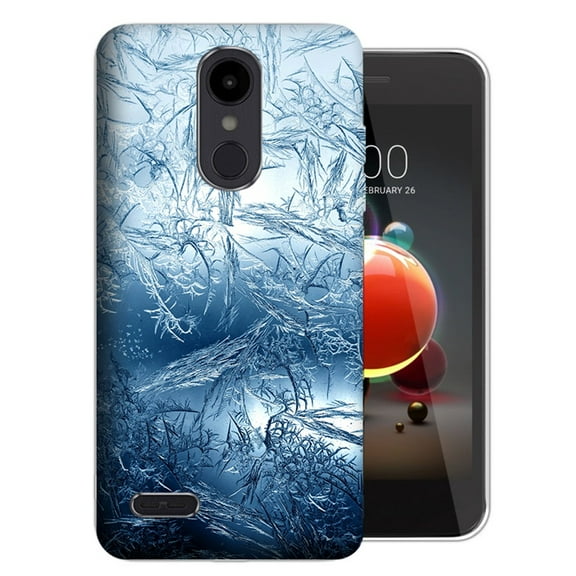 MUNDAZE LG Aristo 3 / 2 / Tribute Dynasty / Zone 4 Blue Ice Design TPU Gel Phone Case Cover