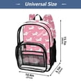 thumbnail image 2 of ALAZA Clear Backpack Cute Dogs PVC Transparent BookBag, 2 of 7