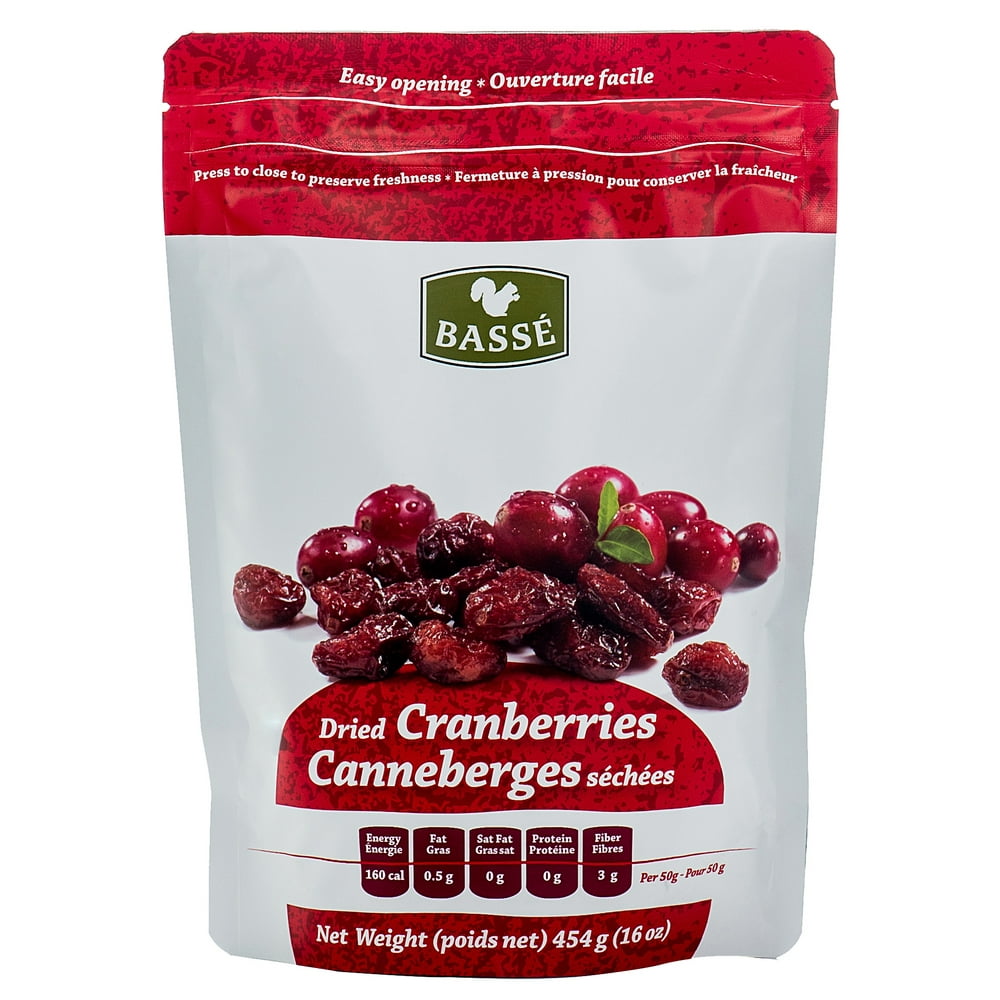 Basse Nuts Basse 1pound Dried Cranberries