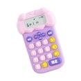 thumbnail image 3 of Calculadora de dinosaurios, calculadora de escritorio para oficina, material didáctico, aprendizaje inteligente. Rosa, 3 of 9