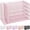 Pink, variant on 5-Tier Paper Organizer with Magazine Holder, Desk Organizers and Accessories, Office Desk Accessories & Workspace Organizers, Desktop File Organizer for Office Supplies Storage, Gold
