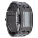 thumbnail image 4 of Reloj de hombre de moda exquisito reloj LED de aleación resistente al agua para hombre con pantalla de modo de tiempo binario (negro plateado para hombre), 4 of 15