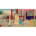 thumbnail image 2 of Watanabe Nobukazu 14x9 Black Ornate Wood Framed Double Matted Museum Art Print Titled: The Regent Paying an Official Visit to the Korean Royal Court (1894), 2 of 5