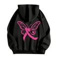 thumbnail image 5 of Breast Cancer Awareness Hoodies for Women 2025 Pink Ribbon Zip Up Graphic Hooded Sweatshirt with Pockets Jackets Coat, 5 of 7