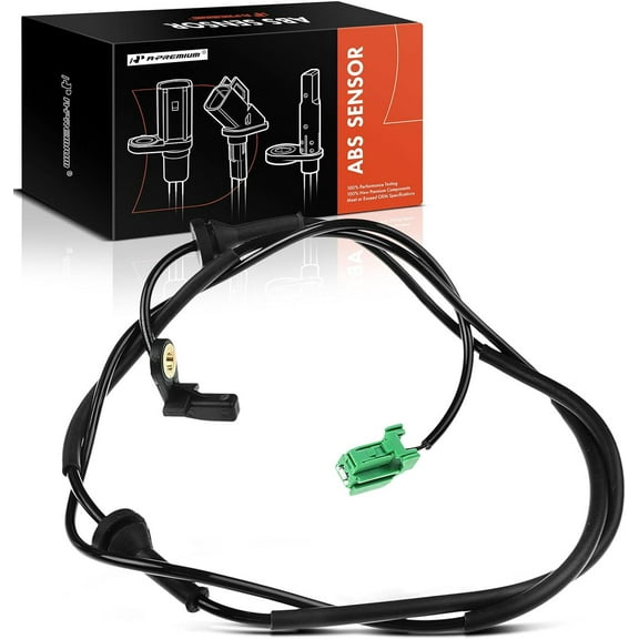 A-Premium 2 Pins ABS Wheel Speed Sensor Compatible with Chevrolet SSR 2003-2006 Buick Rainier 2004-2007 GMC Envoy 2002-2009 Front Side