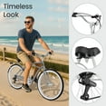 thumbnail image 4 of MOONCOOL 24/26 Inch Beach Cruiser Bike, 7 Speed Step-Through Frame Adult Bicycle, City Bike Commuter Bicycle with Front & Rear Fenders, Rear Cargo Rack for Men, Women, 4 of 13