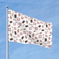 thumbnail image 2 of Vsdgher Fashion Print Outdoor Decorative Flag 4x6ft, Suitable for outdoor decoration, can be hung indoors, on outdoor lawns, balconies, parties, 2 of 5