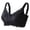 Black, variant on Women's Transparent Strap Cordless Backless Bra Green 90