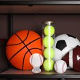 thumbnail image 6 of 3 Pcs Baseball Holders for Balls Acrylic Small Ball Transparent Display Stand, 6 of 7
