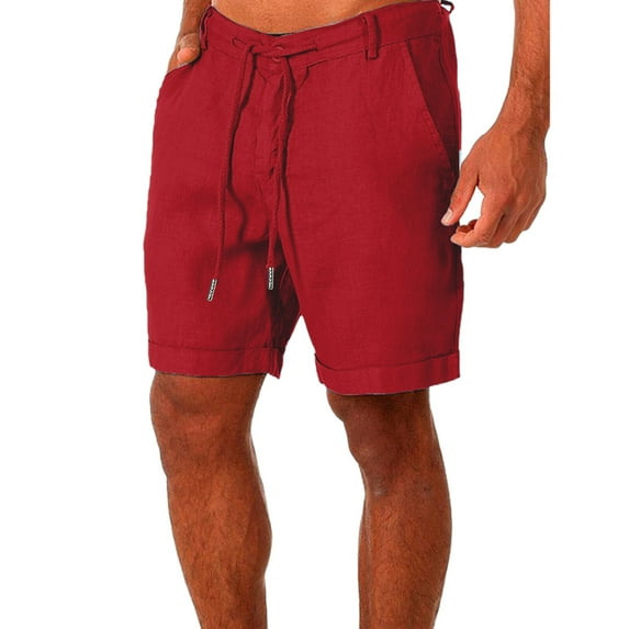 fvwitlyh Biker Shorts Men's Straight-fit 7" Inseam Stretch Short