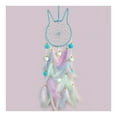 thumbnail image 2 of Eoperou Colorful Feather Dream Catcher with Lamp Strip - Living Room Girls Bedroom Wall Art Handmade Boho Cat Moon Star Bunny Dreamcatcher Decor, 2 of 8