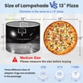 thumbnail image 2 of Lampshades 2 Pack Basketball Court Black White Stadium Lights Empty Seats Wooden Floor 13"x13"x10" Light Shade for Table Lamps Floor Lamps Drum Lamp Shades Lampshade Replacement Easy Assembly, 2 of 8