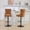 Orange, variant on Nmkwnr 2 Pack PU Leather Barstools with Metal Frame, Adjusatble Seat Height from 25-33 Inch, Swivel Bar Stools for Home, Bar, Kitchen Island, Orange