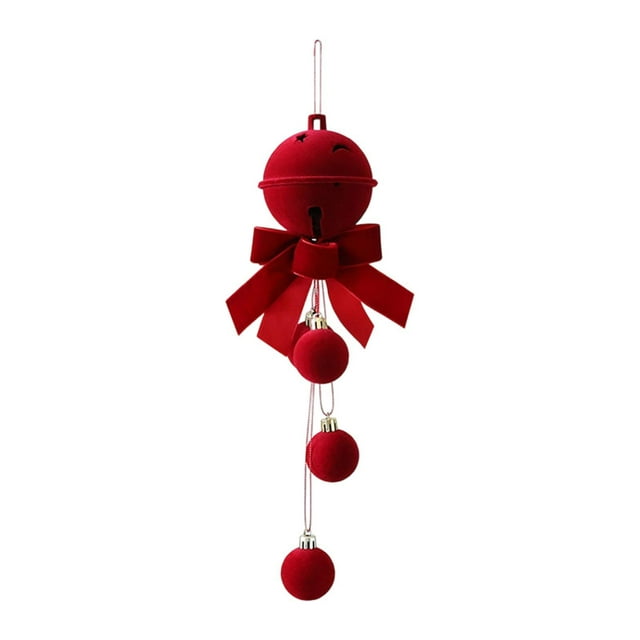 Adorno colgante de campana navideña, adorno decorativo para de , decoración colgante para ventanas exteriores, puertas de año Nuevo, campana de arco