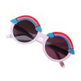 thumbnail image 1 of Honganda Kids Sunglasses, Rainbow Pattern Anti-UV Sunglasses Photography Props, 1 of 6