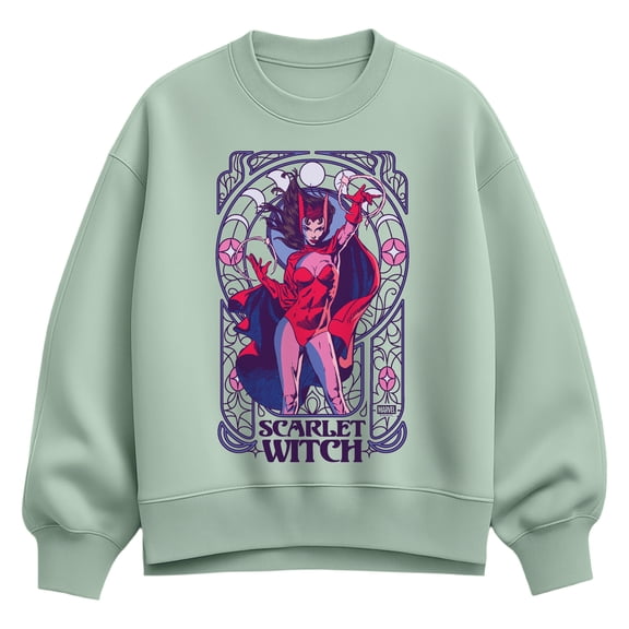 Marvel - Nouveau Scarlet Witch Oversized Fleece Crew Sweatshirt