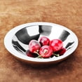 thumbnail image 3 of Reheyre Polished Food Grade Stainless Steel Fruit Dish - Silver Color - Large Capacity Serving Bowl - Household Supplies, 3 of 8