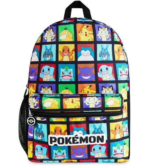 Mochila Pokémon Kids con bolsillo para botella de agua multicolor