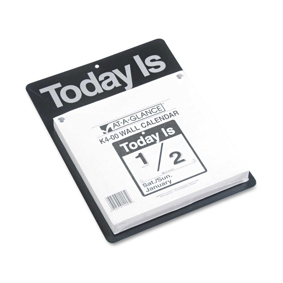 At a glance today is wall calendar 9 3 8 x 12 white 2018 walmart