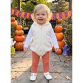 thumbnail image 6 of RUINIXCW Newborn Baby Girl Boy Duck Costume Infant Halloween Animal Costume Fall Winter Outfit Fleece Hooded Romper Long Sleeve T Shirt Pants Set, 6 of 10