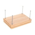 thumbnail image 2 of KLKCMS Wooden Book Press Flat Paper Press Machine for Labels Cardboard Scrapbooking Three Layer, 2 of 9