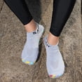 thumbnail image 5 of Domuza Women’s Barefoot Water Shoes, Breathable Knit Quick-Dry Swim Shoes with Colorful Non-Slip Sole for Beach, Pool, and Water Sports Light Gray 8（EU-40）, 5 of 6