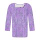 thumbnail image 5 of Blusas para las Mujeres Casual, 3/4 Manga Floral Estampado Camiseta de Moda Top Hecho de Poliéster Transpirable Suave para el Uso Diario de Primavera Otoño, Tops de Blusa para las Mujeres, 5 of 8