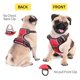 thumbnail image 3 of Arnés para perros HEELE, chaleco sin tirones, ajustable, reflectante, rojo M, 3 of 7