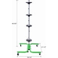 thumbnail image 2 of Tire Rack With Wheels,Rolling Wheel Storage and Tire Rack Tree Dolly 275 LBS Total Capacity Uses Six 2in Swivel Caster Wheels (Green), 2 of 7