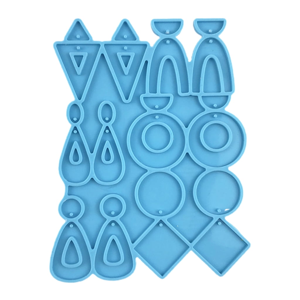 HGYCPP Earrings Epoxy Resin Mold Ear Studs Dangle Casting Silicone Mould DIY Crafts Jewelry Pendants Making Tools