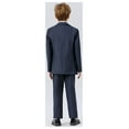 thumbnail image 5 of Wehilion Boy Slim Fit Suit Kids Formal Suits for Boys Jacket Vest Pants and Shirt Set,black, 5 of 5