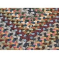 thumbnail image 2 of Colonial Mills 6' x 6' Blue and Red Braided Reversible Square Area Throw Rug, 2 of 2