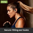 thumbnail image 5 of HTC NE61 Heart Rate Wireless Bluetooth 6.0 Open in-Ear Earbuds, AI Translator, Noise-Cancelling Headphones, 130+ Languages,Black, 5 of 10