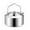 Silver 【1* Kettle】, variant on Stainless Steel Kettle, Camping Kettle, Can Open Fire, Portable, Modern, Outdoor Enthusiasts, Backpacking Trips, Travel Kettle TOPLIU