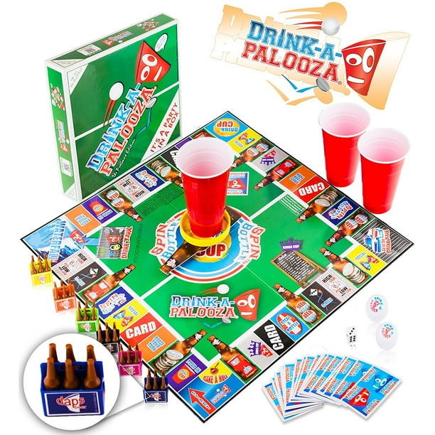 DRINKAPALOOZA Party Board Game combines 'oldschool
