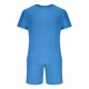 thumbnail image 2 of Conjunto de Pantalones de Dos Piezas de Color Sólido Casual de Manga Corta de los Hombres Camiseta Y Pantalones de Playa con Bolsillos Verano, 2 of 5