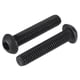 thumbnail image 1 of Tornillos de cabeza de botón con socket hexagonal M6x30mm de acero aleado, recubrimiento negro, paquete de 25, 1 of 5