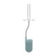 thumbnail image 4 of Escobilla de Inodoro con Soporte Delgado Flexible antigoteo, Gris/Blanco, 4 of 16