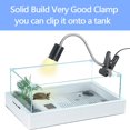 thumbnail image 3 of Reptile Lamp Fixture Holder Clamp - Flexible Clamp Lamp Fixture For Reptiles, Adjustable Turtle Light Holder Ceramic Heat Lamp Stand With Clip, 3 of 5