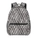 thumbnail image 1 of Easygdp Black White Stripes Mochila Ergonómica Versátil para Laptop - Múltiples Bolsillos, Correas Ajustables, Unisex para Escuela, Viajes y Actividades al Aire Libre-One Size, 1 of 5